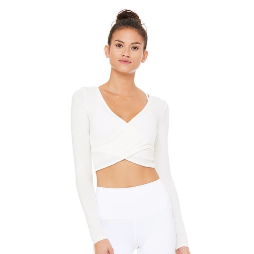 Alo Yoga Amelia Luxe Long Sleeve Crop
